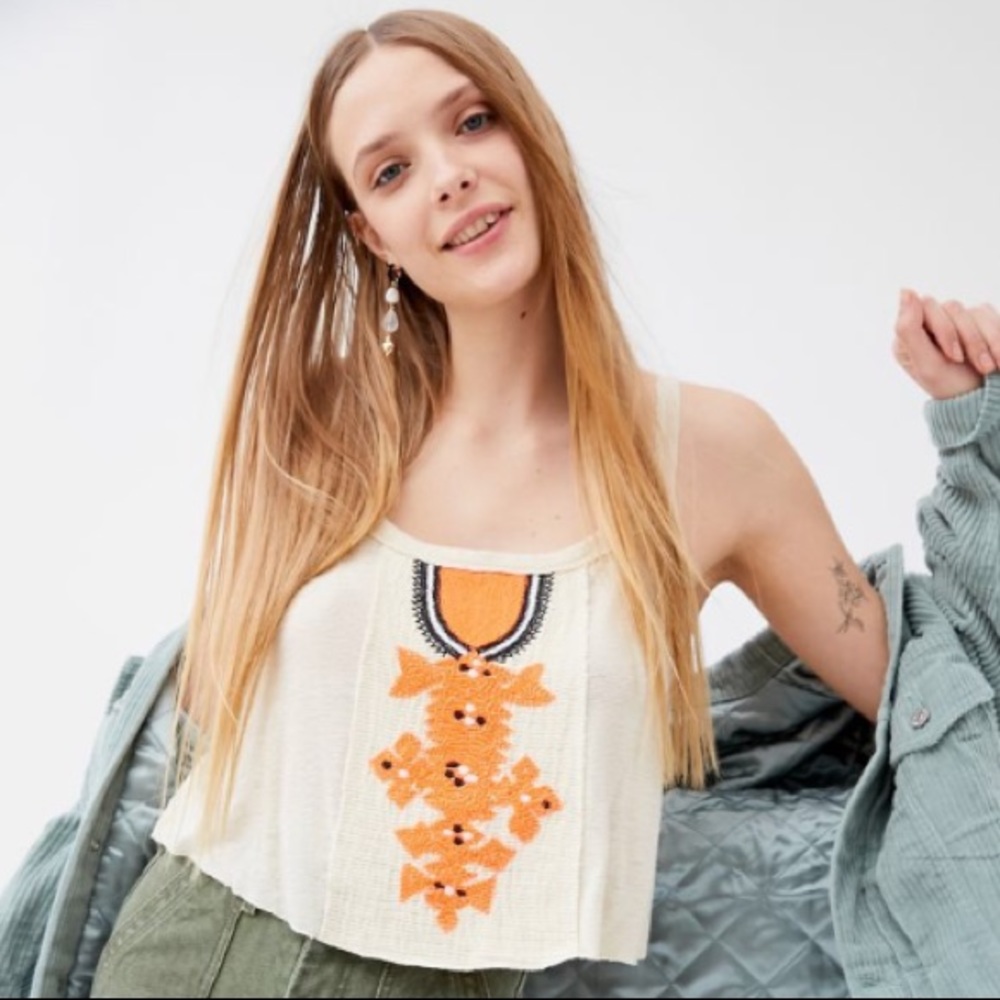 UO Embroidered Cami